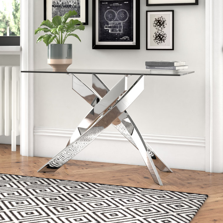 Etta Avenue Leon 120Cm Console Table & Reviews Wayfair.co.uk